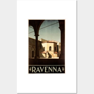 RAVENNA Italy Arien Baptisry Chapel ENIT Travel Advertisement Posters and Art